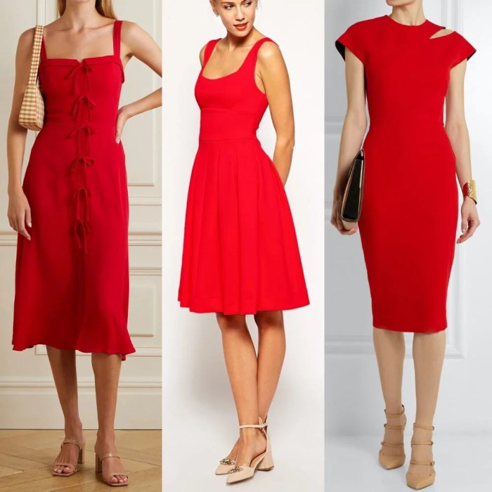 Best color shoes for a red dress