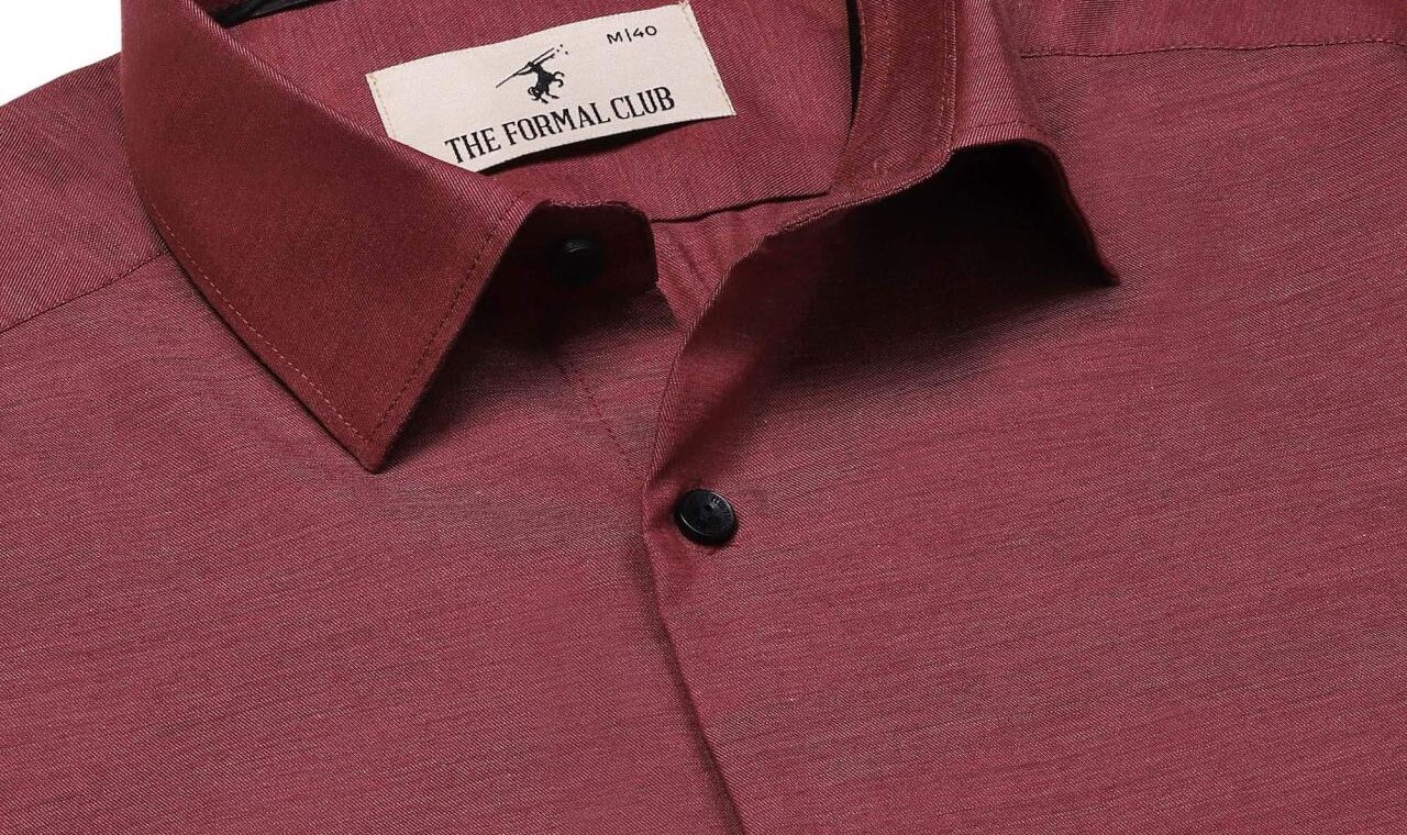 Solid color men's dress shirts