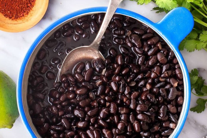 How to cook dry black beans mexican style