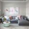 How to decorate a living room grey sofa