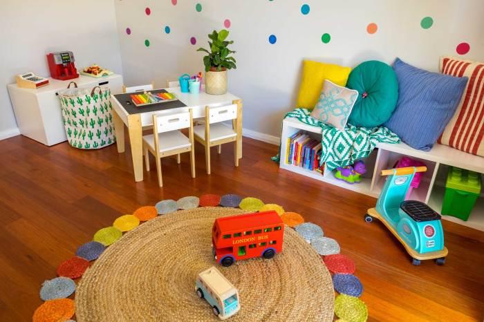 How to decorate a play room