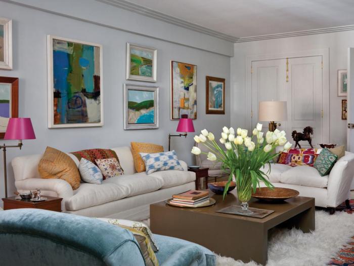 How to decorate eclectic living room