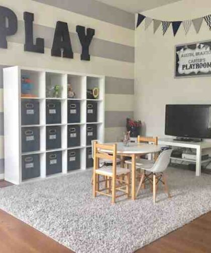 How to decorate a play room