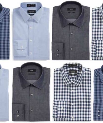 Mens full cut dress shirts