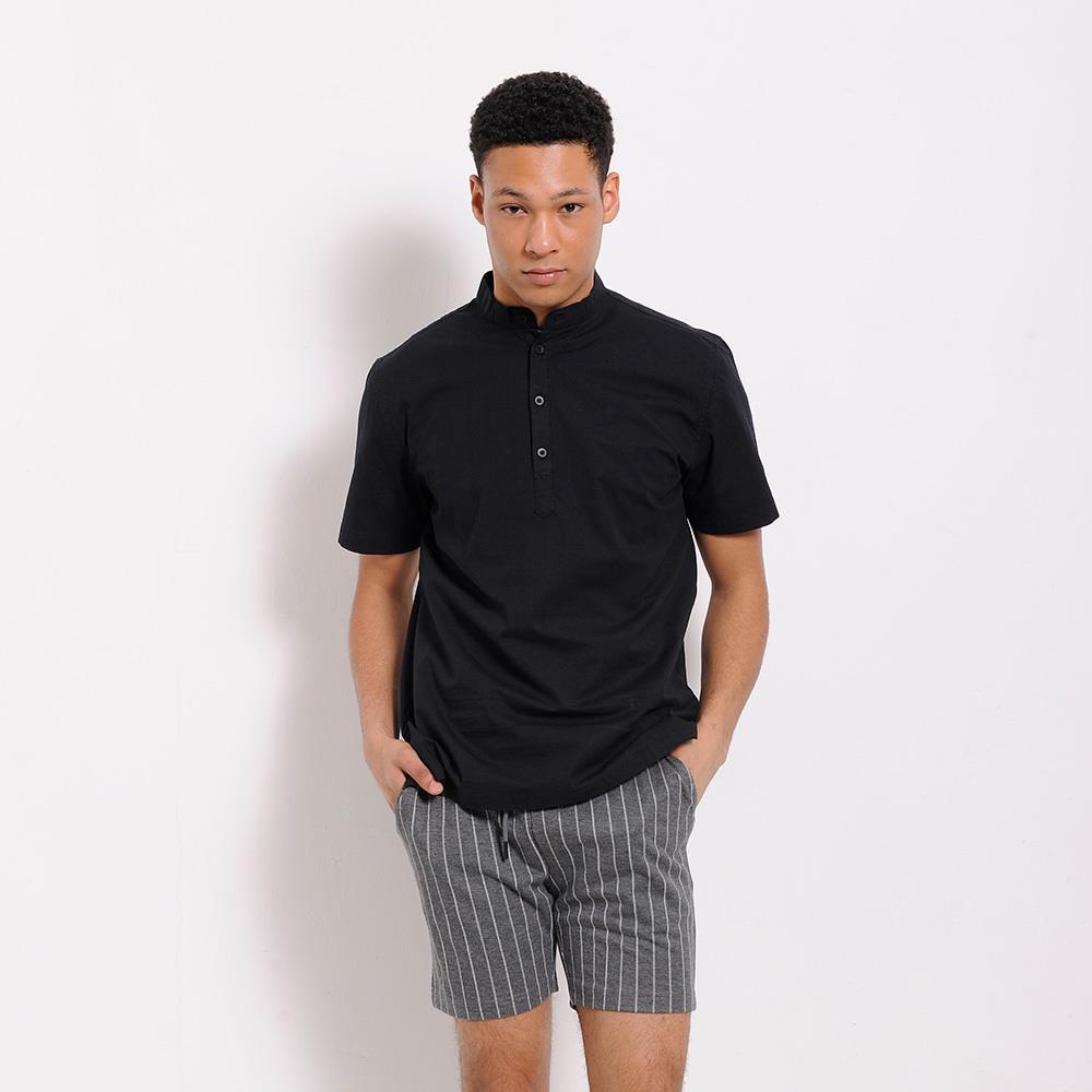 Men's cropped dress shirt