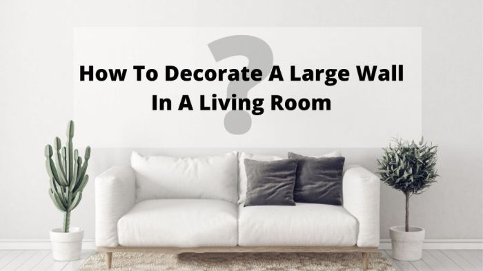 How to decorate tall walls in living room