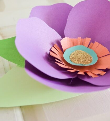 Make paper flower step crafts easy flowers color making diy origami flores papel flor tablero seleccionar manualidades