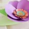 Make paper flower step crafts easy flowers color making diy origami flores papel flor tablero seleccionar manualidades