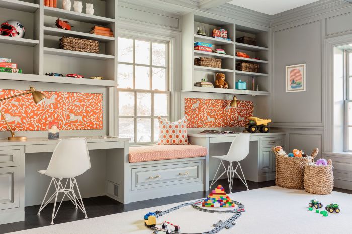 How to decorate a playroom/office