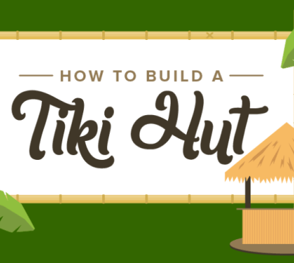 How to make a tiki hut decoration