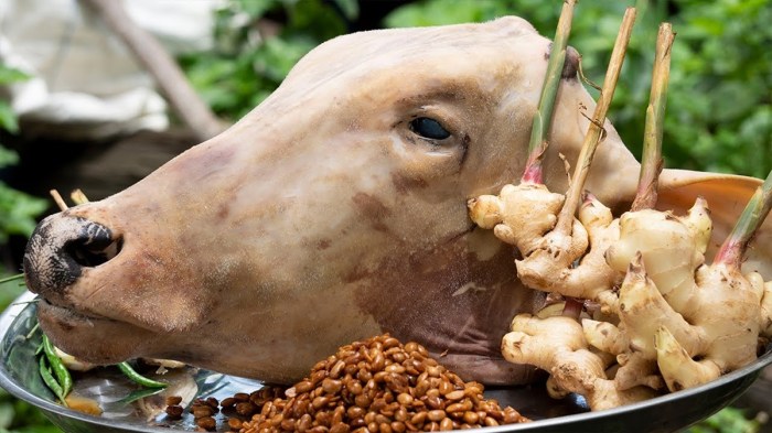 How to cook cow head jamaican style