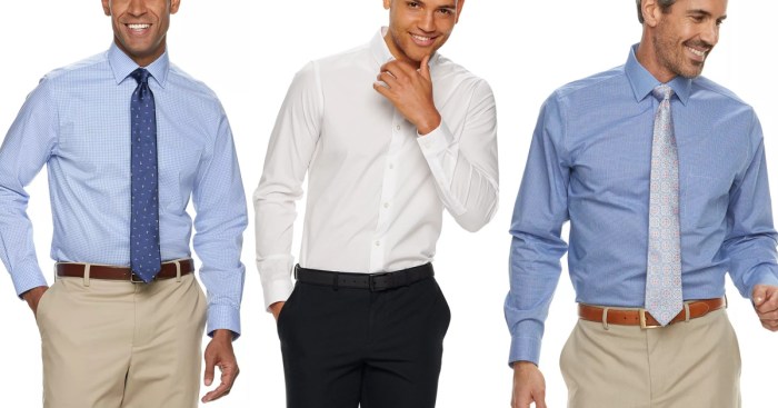 Kohls slim fit mens dress shirts