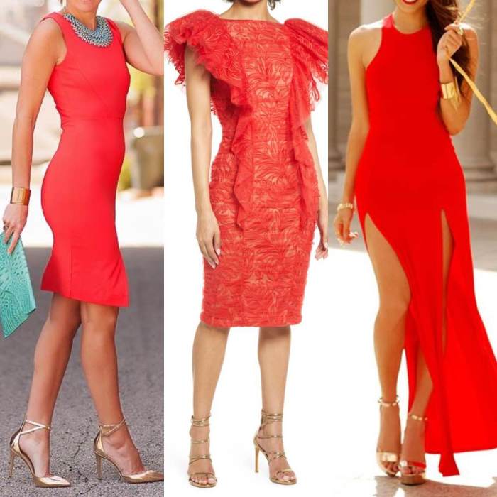 Best color shoes for a red dress